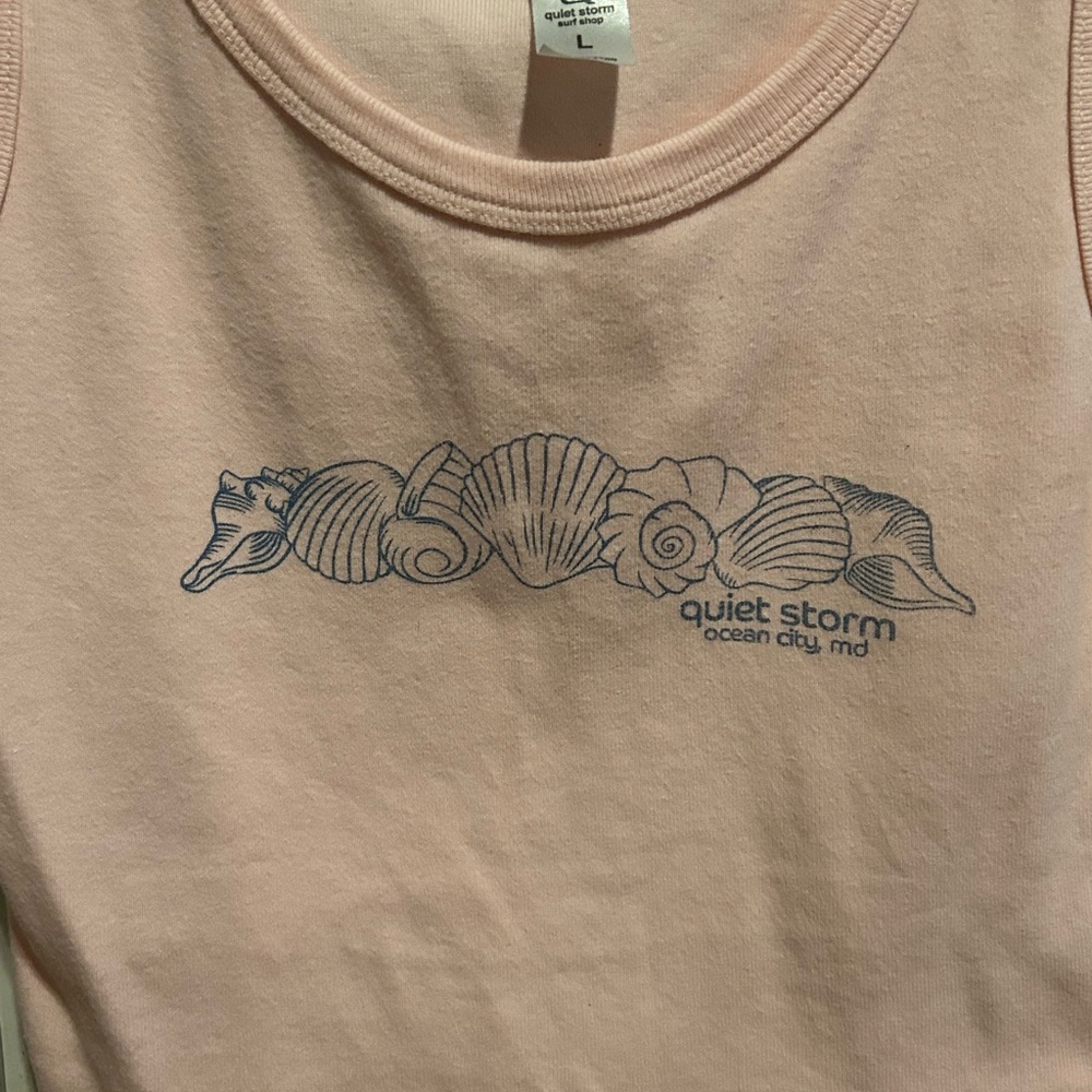 Quiet Storm Light Pink Tank Top - Picture 2 of 5